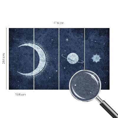 Tapet foto decorativ Fețe abstracte