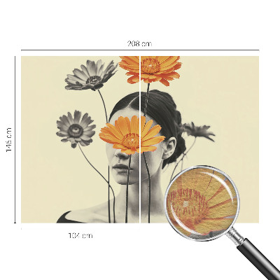 Fototapet modern la comandă Explozie florală