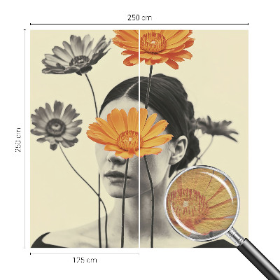 Fototapet modern la comandă Explozie florală