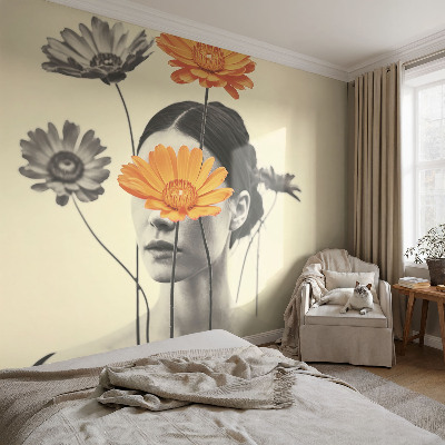 Fototapet modern la comandă Explozie florală