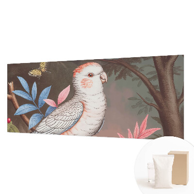 Fototapet pentru dormitor Frunză albastră