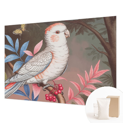 Fototapet pentru dormitor Frunză albastră