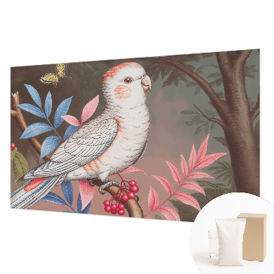 Fototapet pentru dormitor Frunză albastră