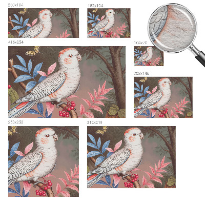 Fototapet pentru dormitor Frunză albastră