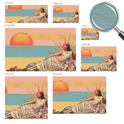 Tapet foto pe vlies Liniște la malul mării