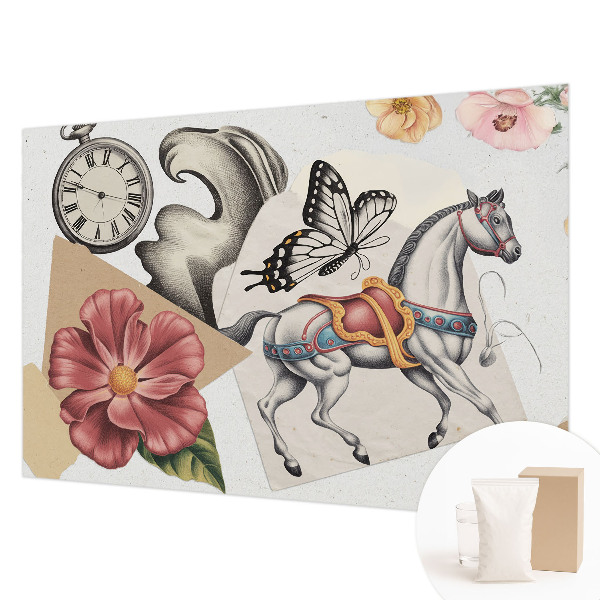 Fototapet vlies pentru living Tușe colorate