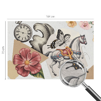 Fototapet vlies pentru living Tușe colorate