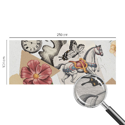 Fototapet vlies pentru living Tușe colorate