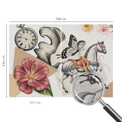 Fototapet vlies pentru living Tușe colorate