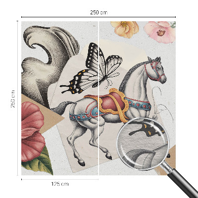 Fototapet vlies pentru living Tușe colorate