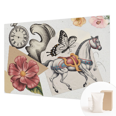 Fototapet vlies pentru living Tușe colorate