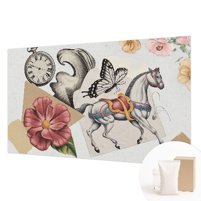 Fototapet vlies pentru living Tușe colorate