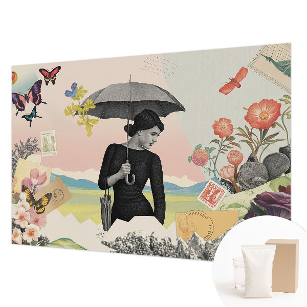 Fototapet modern pentru living Dealuri pitorești