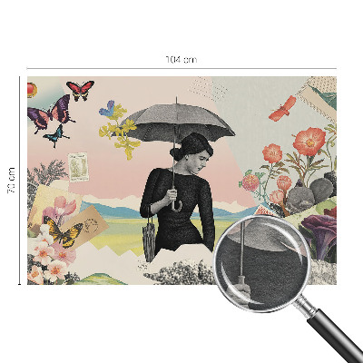 Fototapet modern pentru living Dealuri pitorești