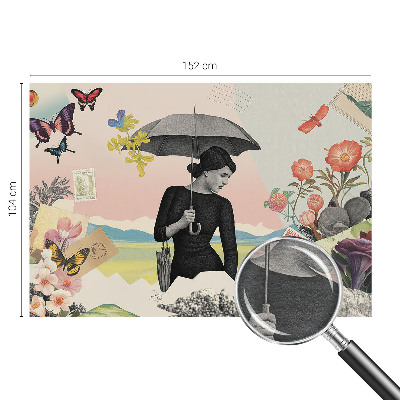 Fototapet modern pentru living Dealuri pitorești