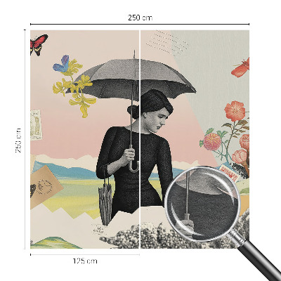 Fototapet modern pentru living Dealuri pitorești