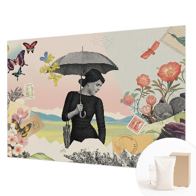 Fototapet modern pentru living Dealuri pitorești