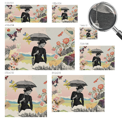 Fototapet modern pentru living Dealuri pitorești