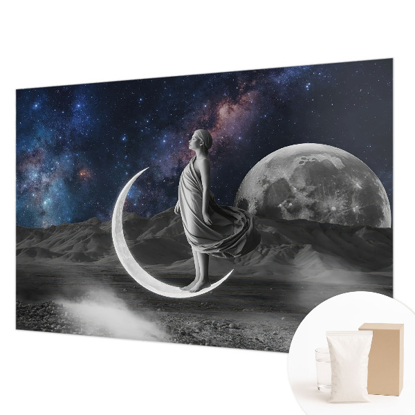 Fototapet la comandă pentru living Frunze abstracte