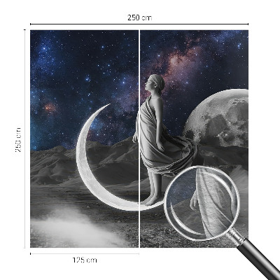 Fototapet la comandă pentru living Frunze abstracte