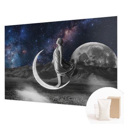 Fototapet la comandă pentru living Frunze abstracte