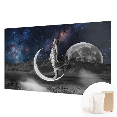 Fototapet la comandă pentru living Frunze abstracte