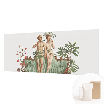 Fototapet la comandă pentru dormitor Cuplu de păsări