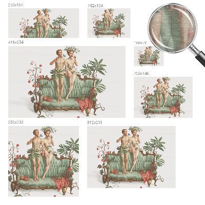 Fototapet la comandă pentru dormitor Cuplu de păsări