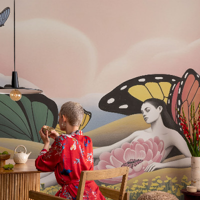 Fototapet pentru dormitor Blocuri de beton