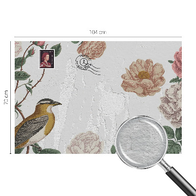 Fototapet vlies Păsări pe o ramură