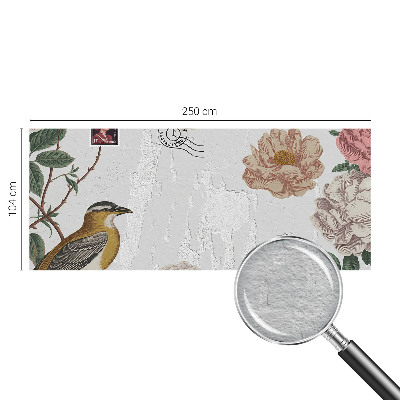 Fototapet vlies Păsări pe o ramură