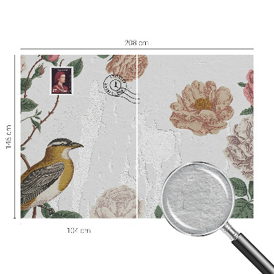 Fototapet vlies Păsări pe o ramură