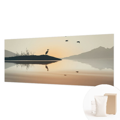 Fototapet vlies pentru living Apus de soare curcubeu