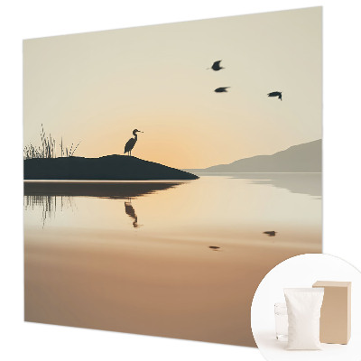 Fototapet vlies pentru living Apus de soare curcubeu