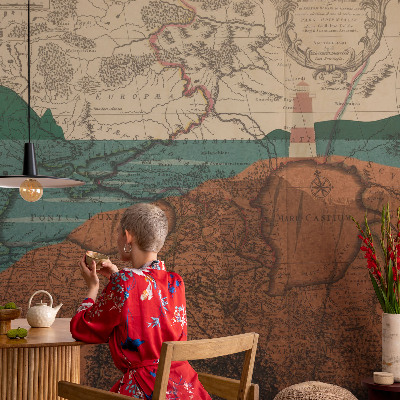 Fototapet decorativ pe perete Valurile mării