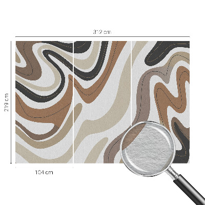 Fototapet modern Peisaj forestier