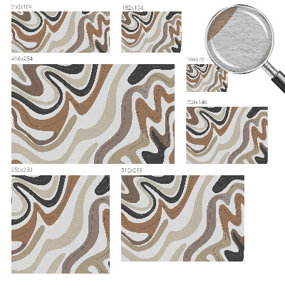 Fototapet modern Peisaj forestier