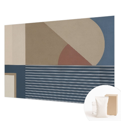 Fototapet modern pentru living Forme colorate