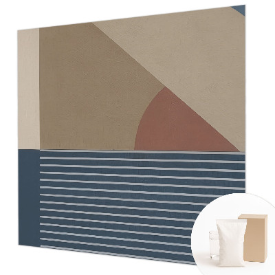 Fototapet modern pentru living Forme colorate