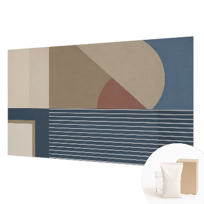 Fototapet modern pentru living Forme colorate