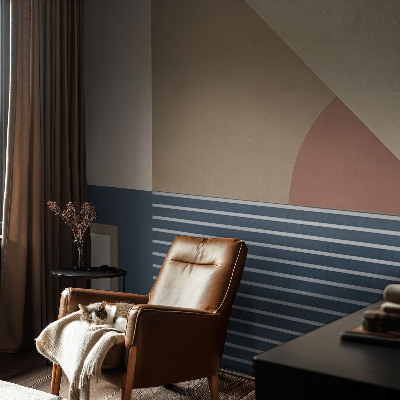 Fototapet modern pentru living Forme colorate