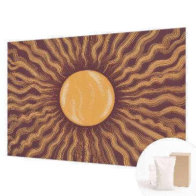 Fototapet modern la comandă Pene albastre