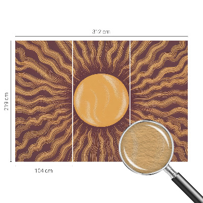 Fototapet modern la comandă Pene albastre