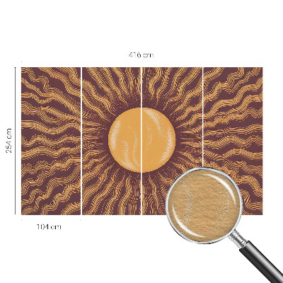 Fototapet modern la comandă Pene albastre