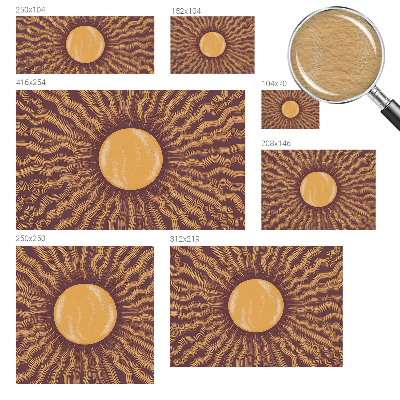 Fototapet modern la comandă Pene albastre