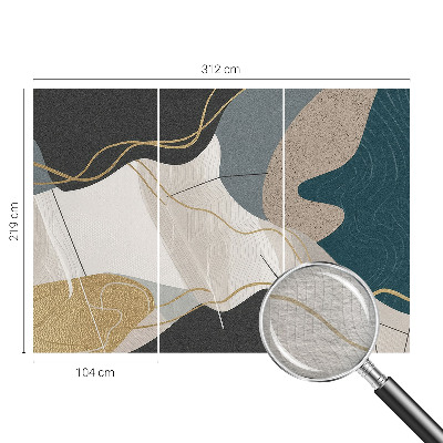 Fototapet vlies pe perete Abstracție colorată