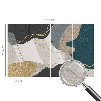 Fototapet vlies pe perete Abstracție colorată