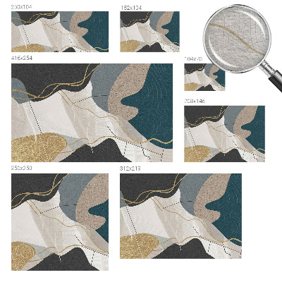 Fototapet vlies pe perete Abstracție colorată