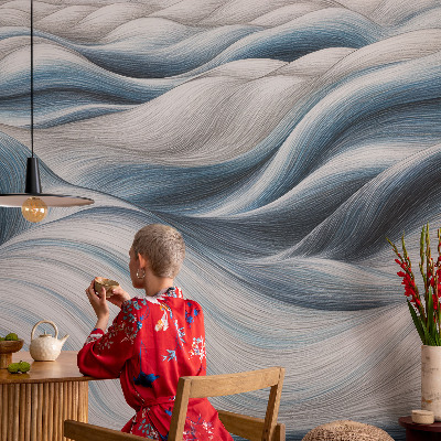 Fototapet la comandă pentru dormitor Maci veseli