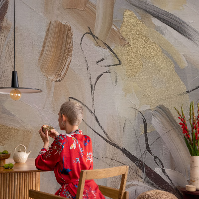 Fototapet vlies pentru dormitor Serenadă japoneză